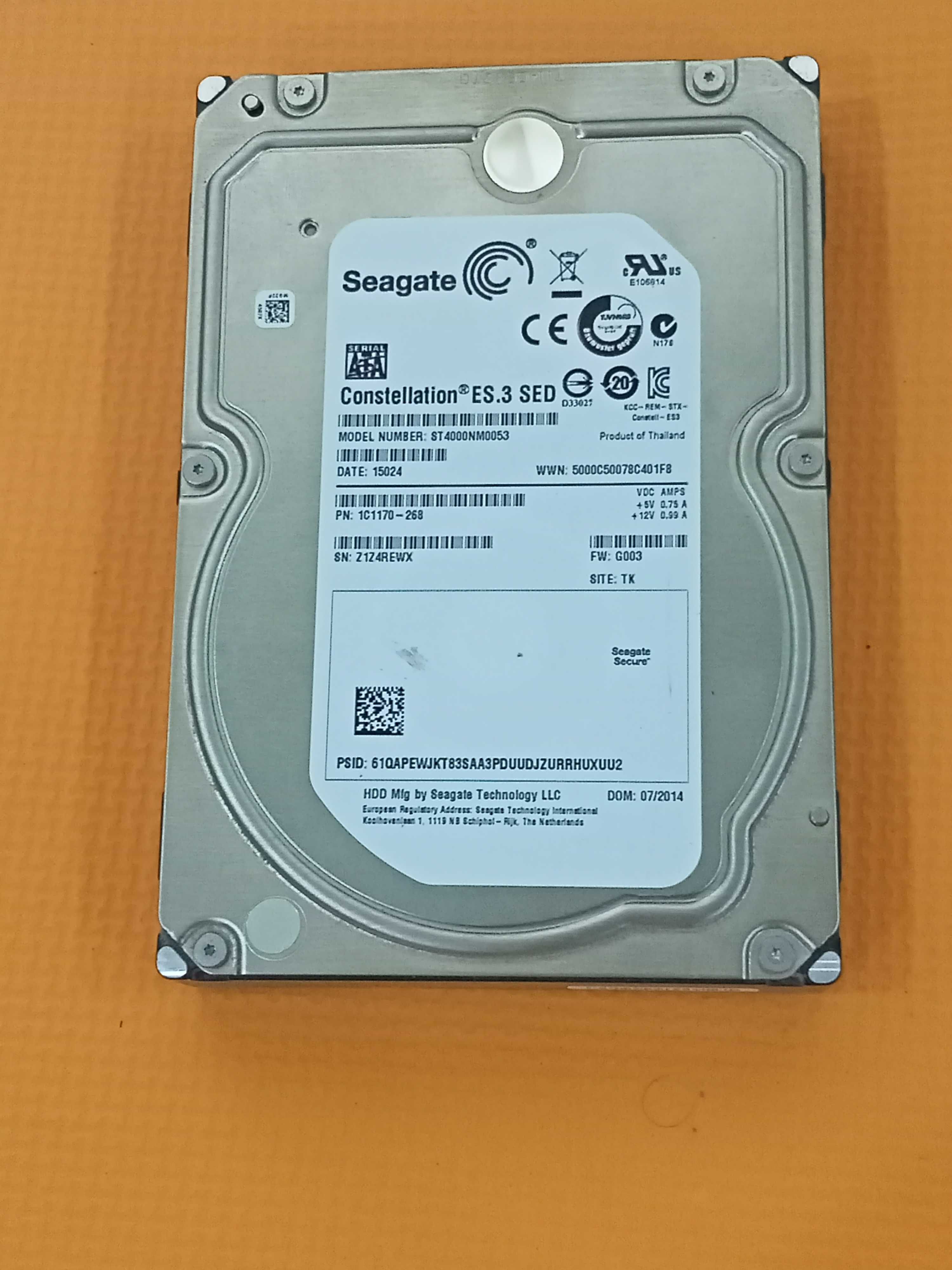 HDD 4 tb Seagate Constellation Refurbished