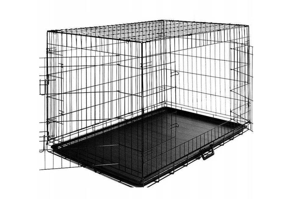 DUŻA KLATKA METALOWA kennelowa dla psa/psów, kota, kojec L