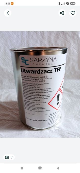 Utwardzacz TFF do żywic