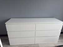 MALM Komoda Biała 160x78cm