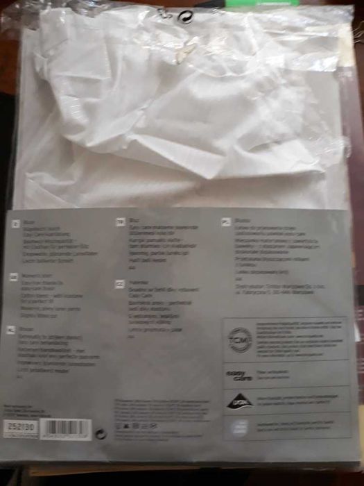 NOWA Koszula biurowa damska ze srebrną nitką Tchibo NIE WYSYŁAM