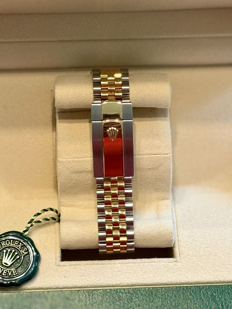 Piękny Rolex Datejust 41 mm Stal/złoto Wimbledon FULL SET STAN 10/10