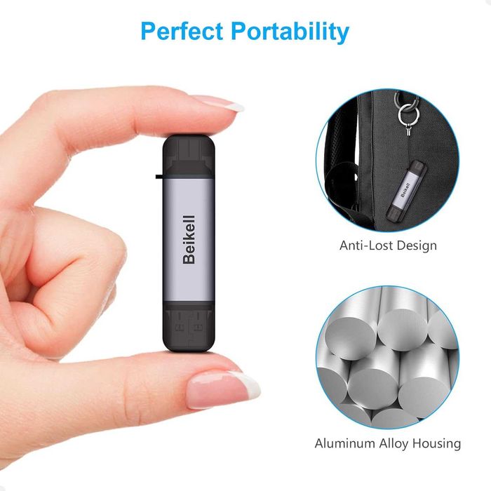 Czytnik kart USB 3.0 i USB C, Adapter kart pamięci, spp666