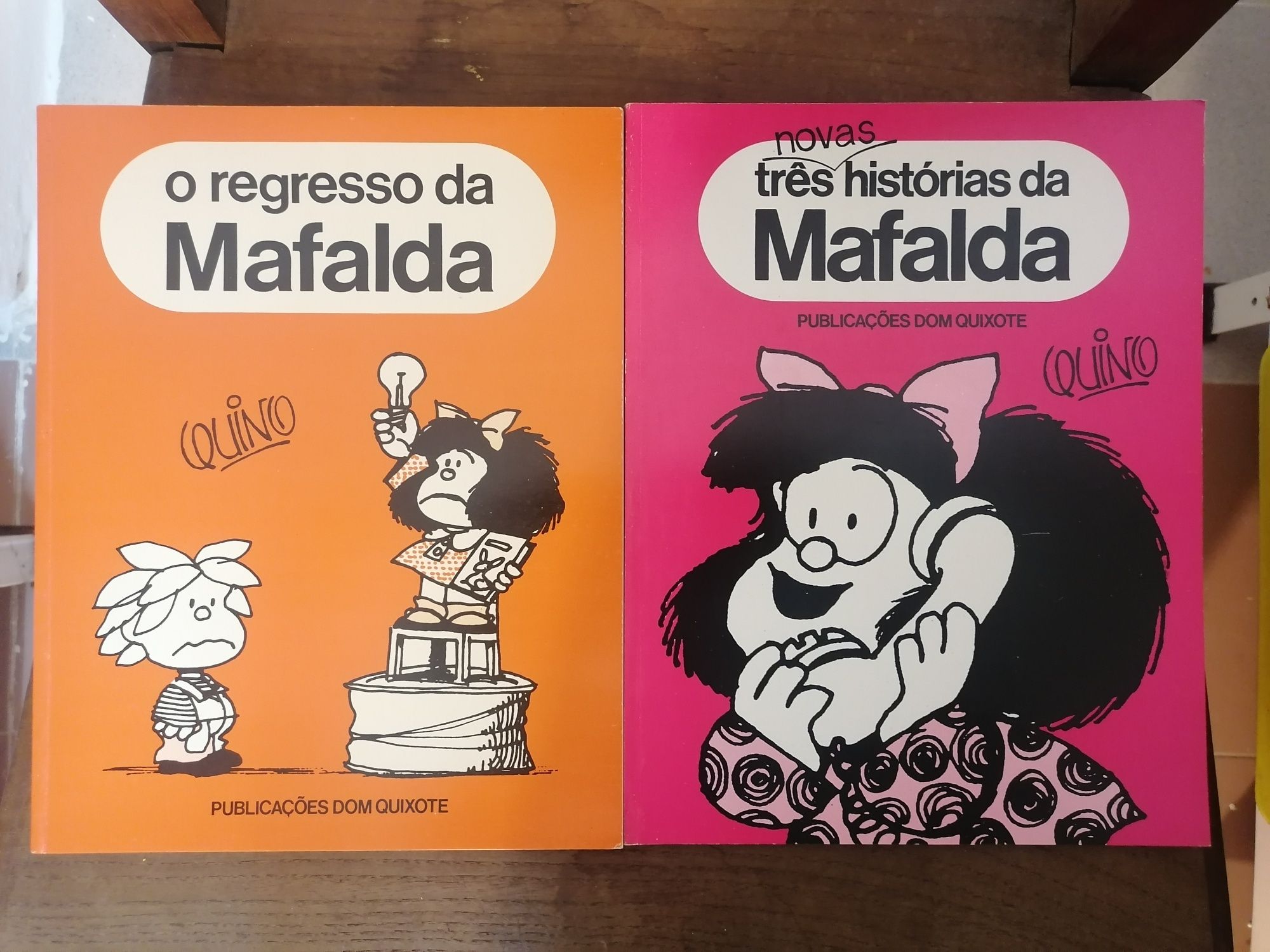 Coleção MAFALDA 6volumes como NOVOS, Publicações Dom Quixote