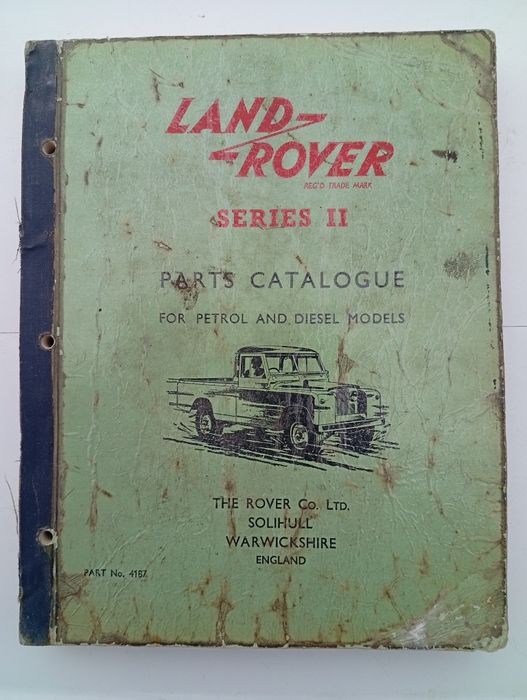 Land Rover Series II – Parts Catalogue (Original)