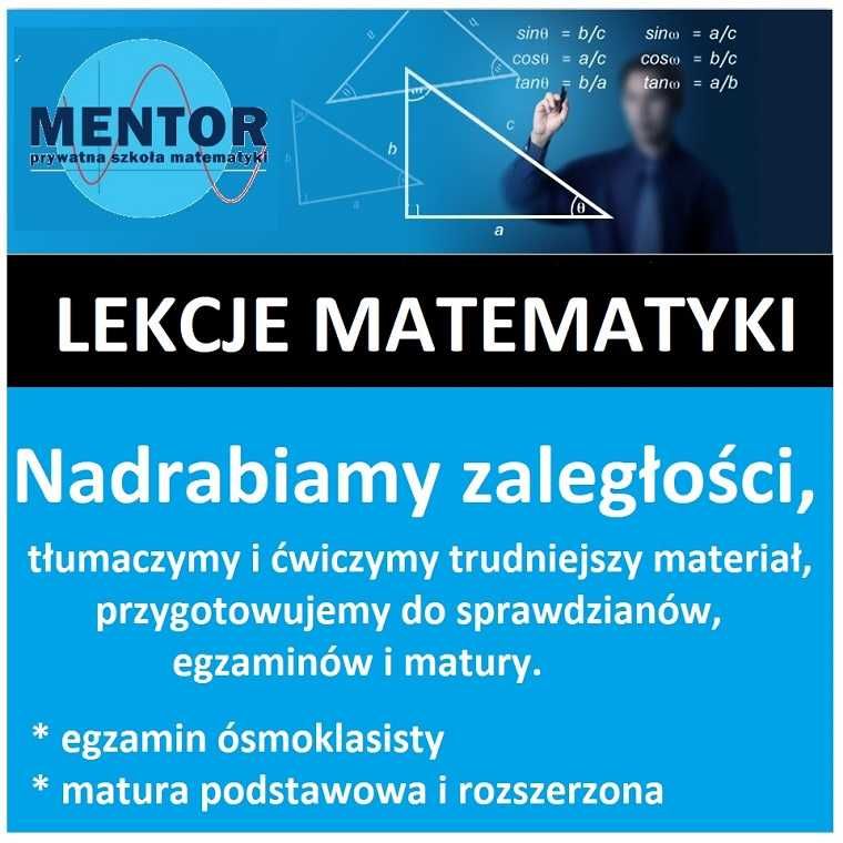 Matematyka Korepetycje z Matematyki Egzamin 8 klasa Matura 2024/2025