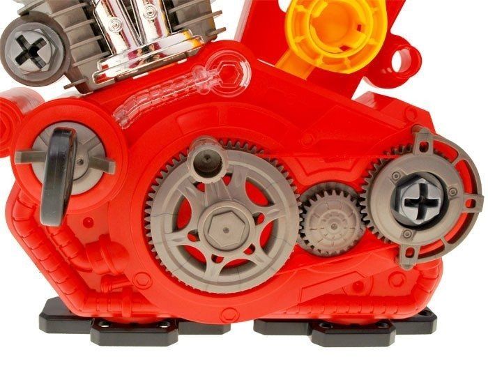 mechanik rozkręć silnik napraw zabawka + klucze