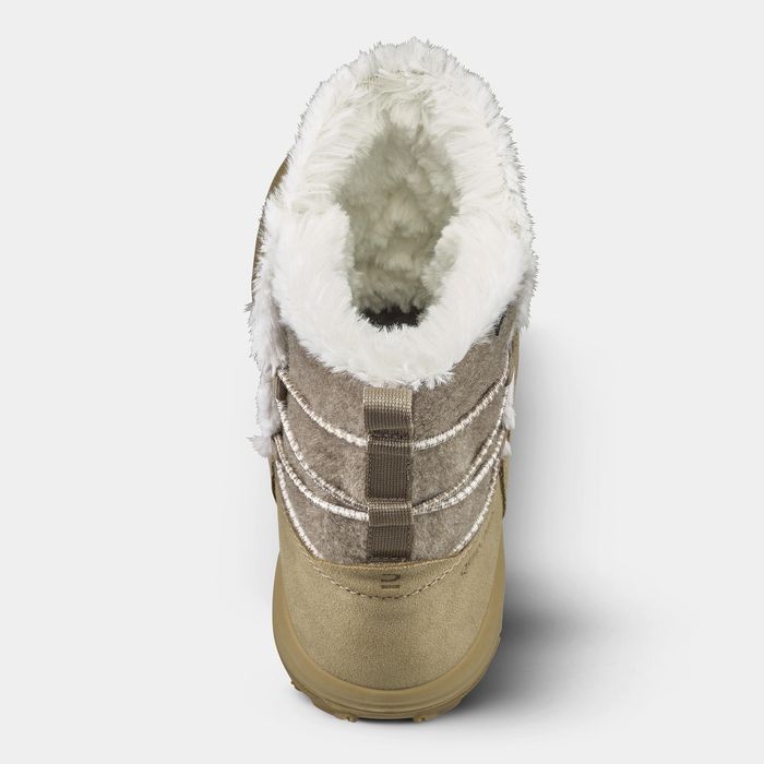 Botas de caminhada na neve quentes e impermeáveis mulher,