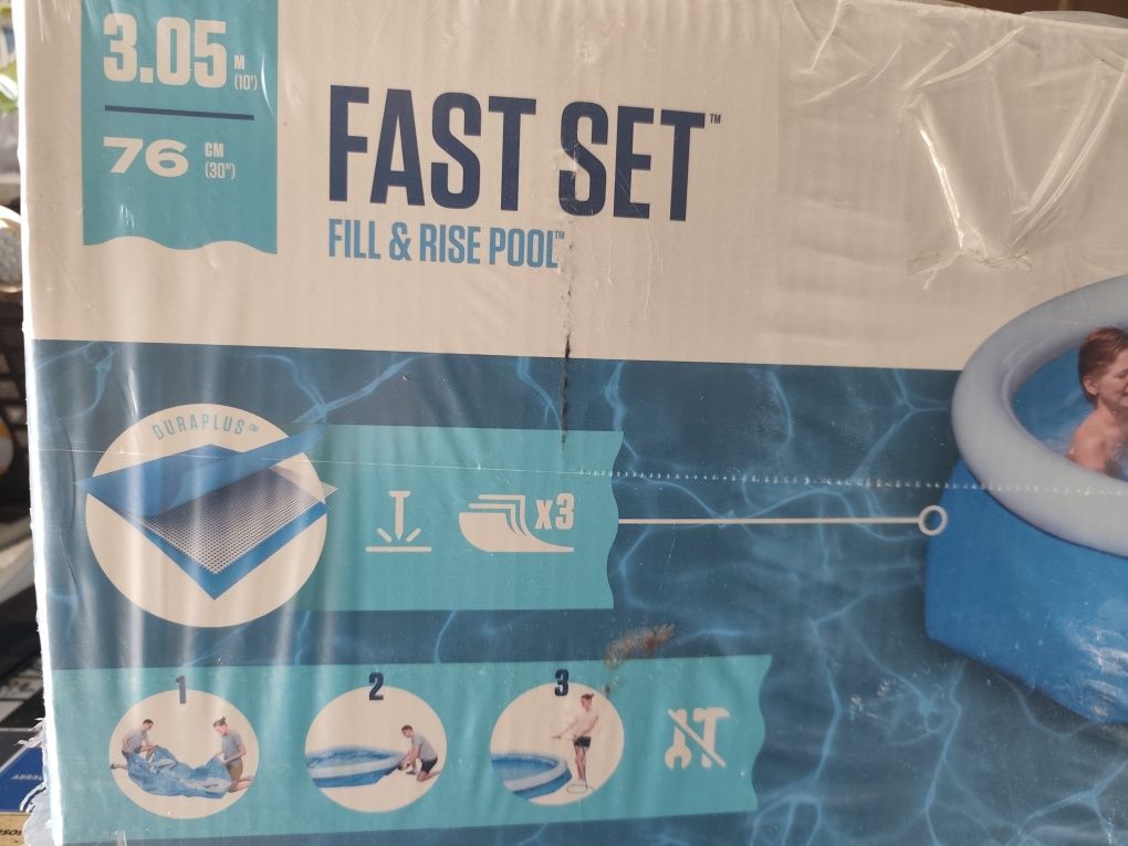Piscina nova 3,05x0,76 MT c/bomba bestway