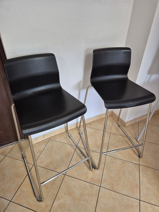 2 krzesła barowe hoker Ikea Glenn