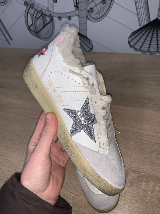 Кеди зимові golden goose 37 в наявності ggdb з хутром кеды зимние