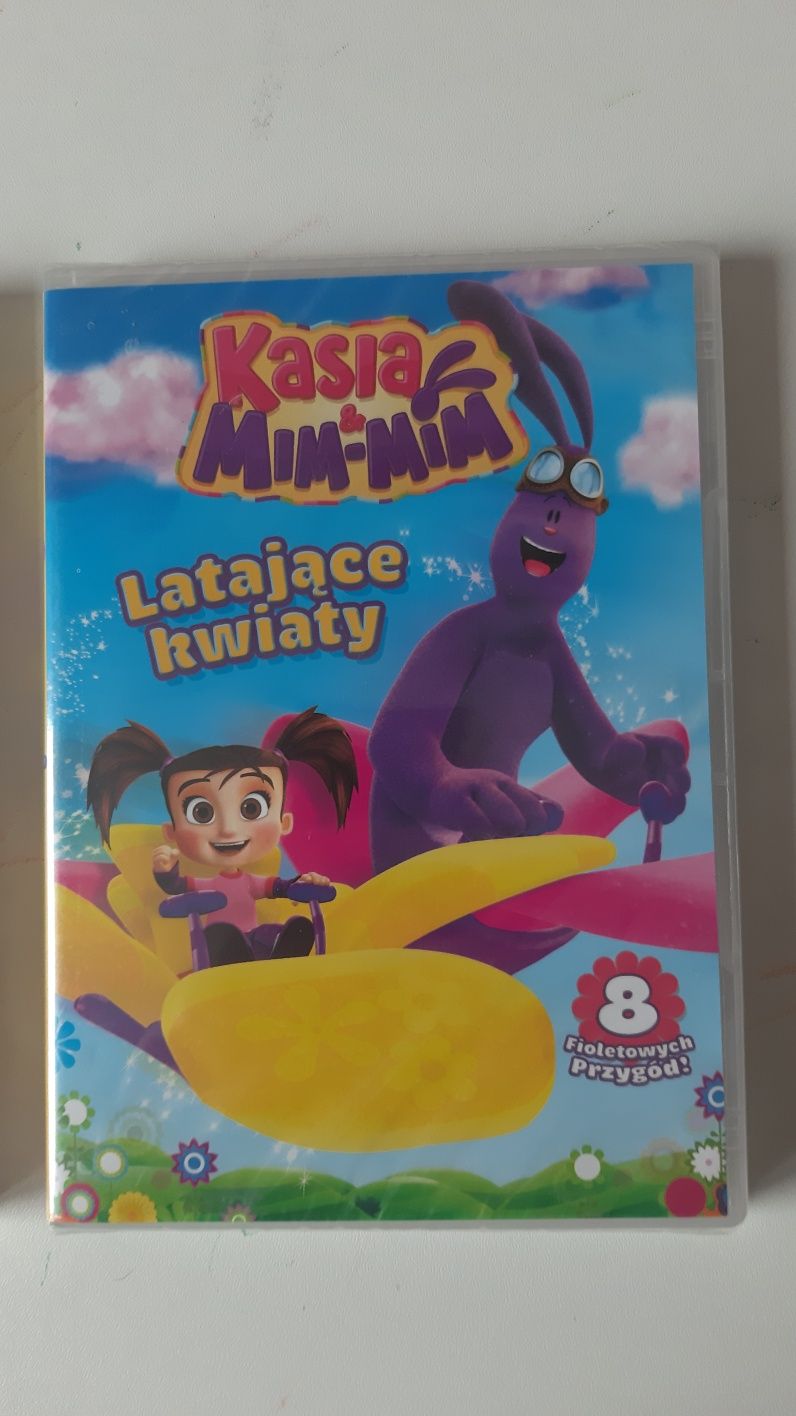 NOWE Bajki dla dzieci - 2 szt. DVD Kasia i Mim-Mim/Kosmoloty