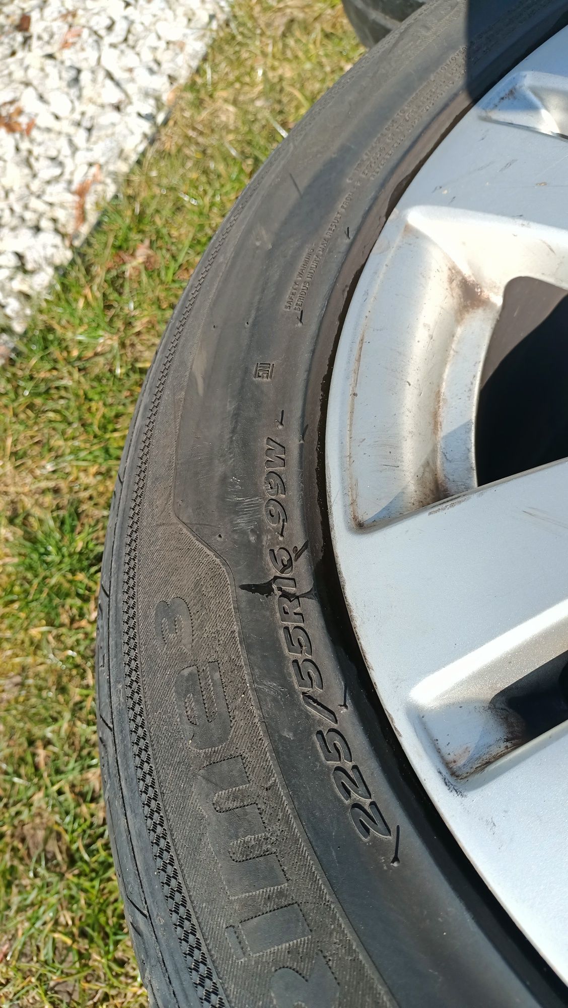 Koła letnie felgi 16 5x112 et48 Mercedes 225/55/16 okazja