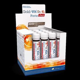 Olimp Gold-Vit D3+K2 Forte Shot - 20 x 25 ml Smak malinowy