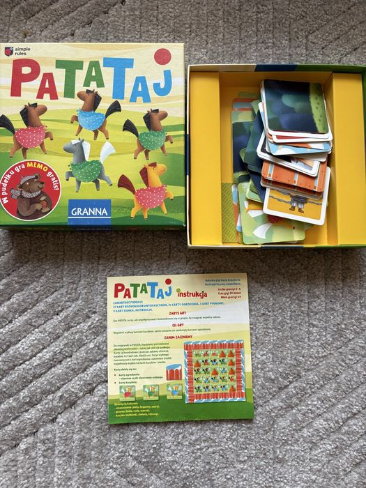Zestaw dwóch gier planszowa i karciana 4+