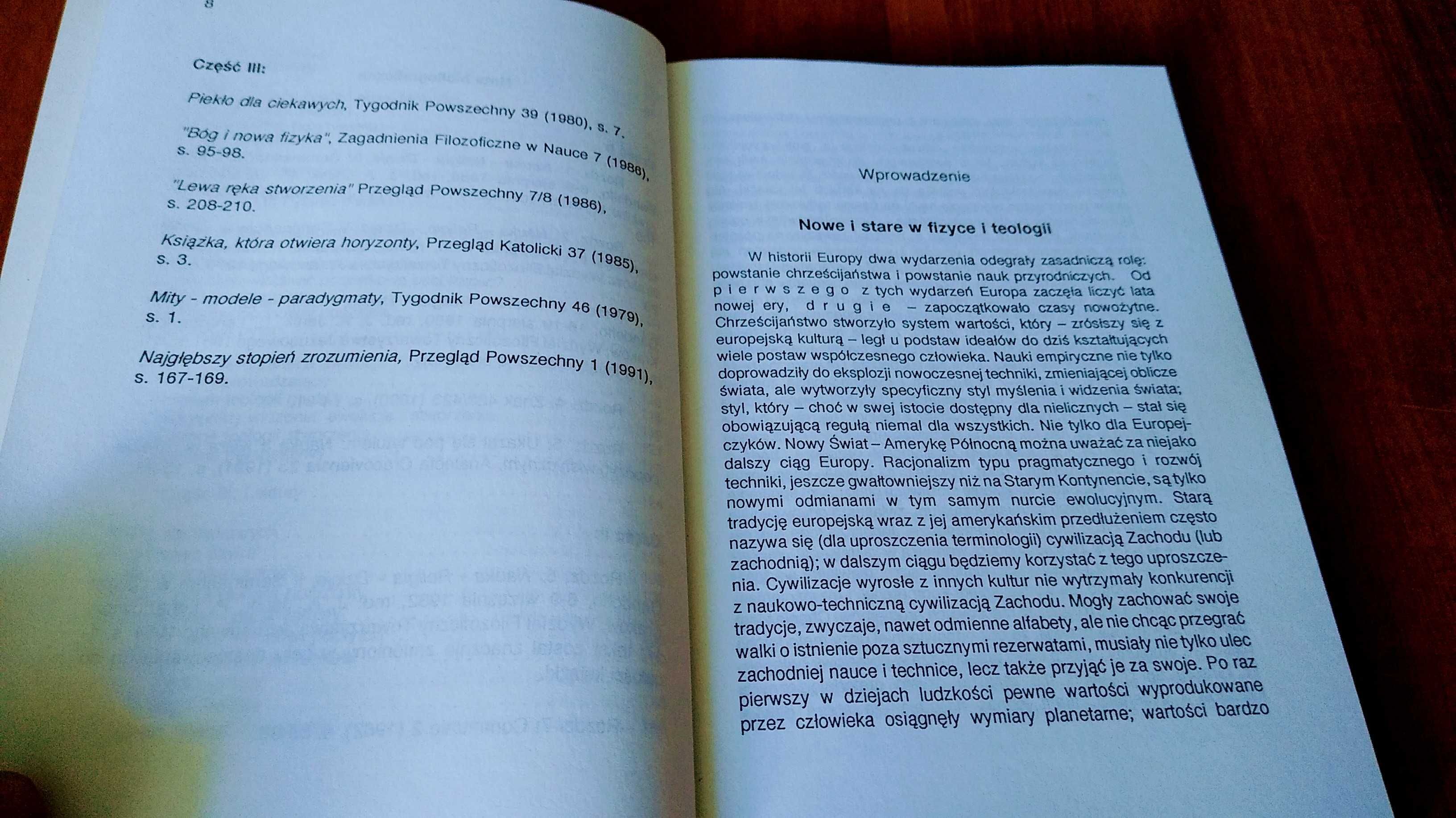 Nowa fizyka i nowa teologia / Michał Heller.