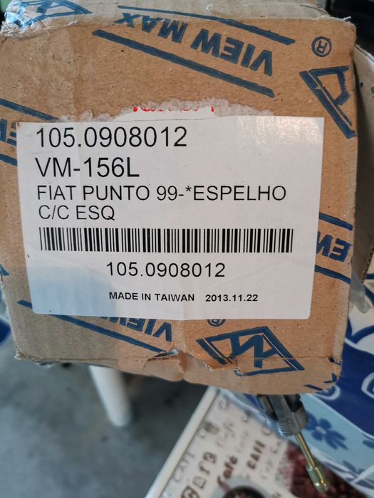 Retrovisor esquerdo para Fiat Punto