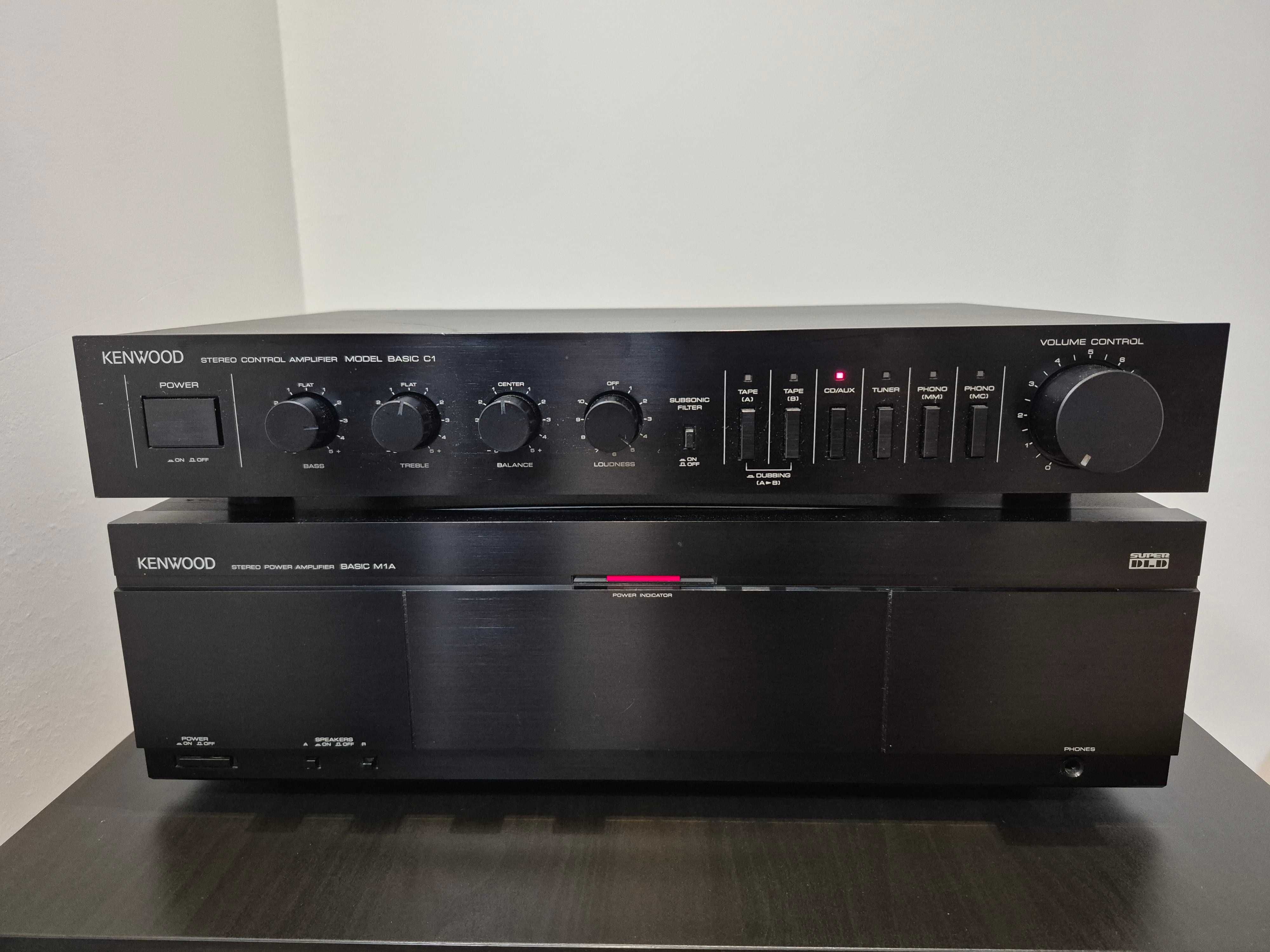 Kenwood Basic M1A + Basic C1 końcówka mocy i przedwzmacniacz