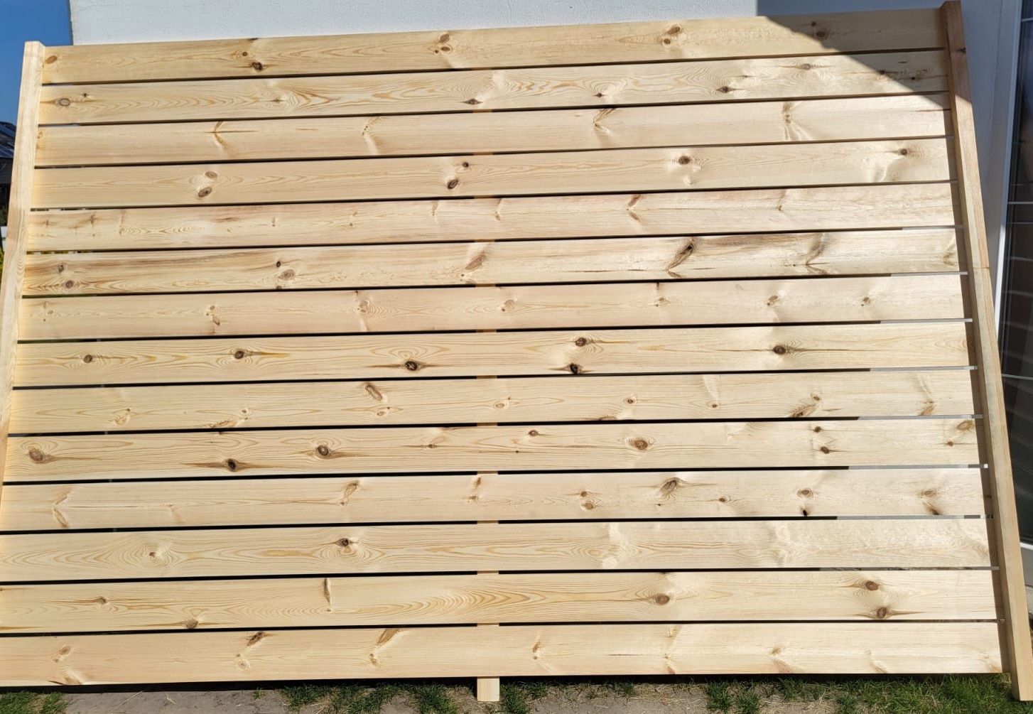 Ogrodzenie drewniane przęsła, ogrodzeniowy panel płot barierki tarasu