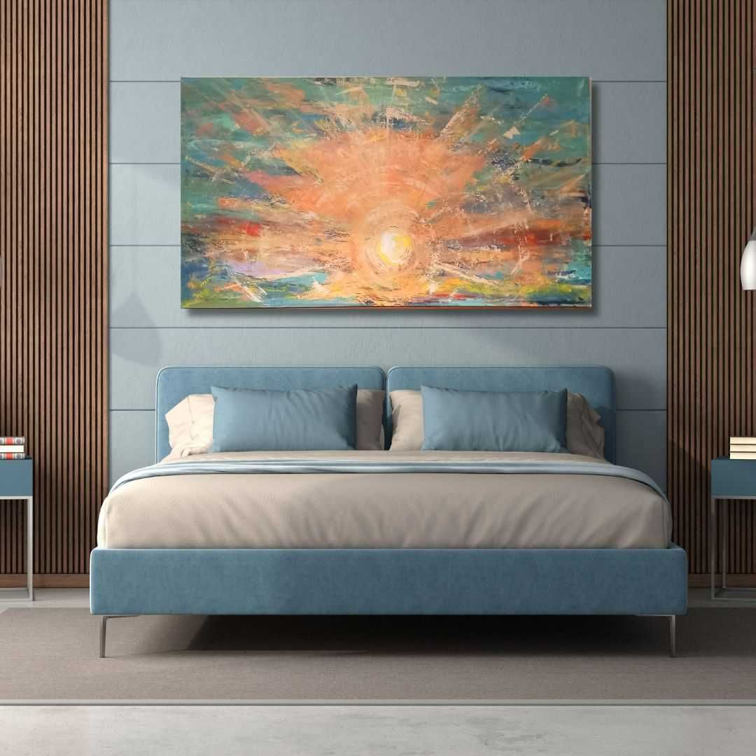 Quadro Moderno original, Ideal p Decoração Sala / Quarto /Escritório
