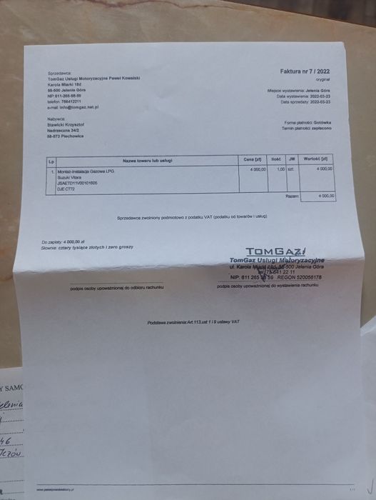 Suzuki Grand Vitara 2.0 V6 + lpg sekwencja 4x4