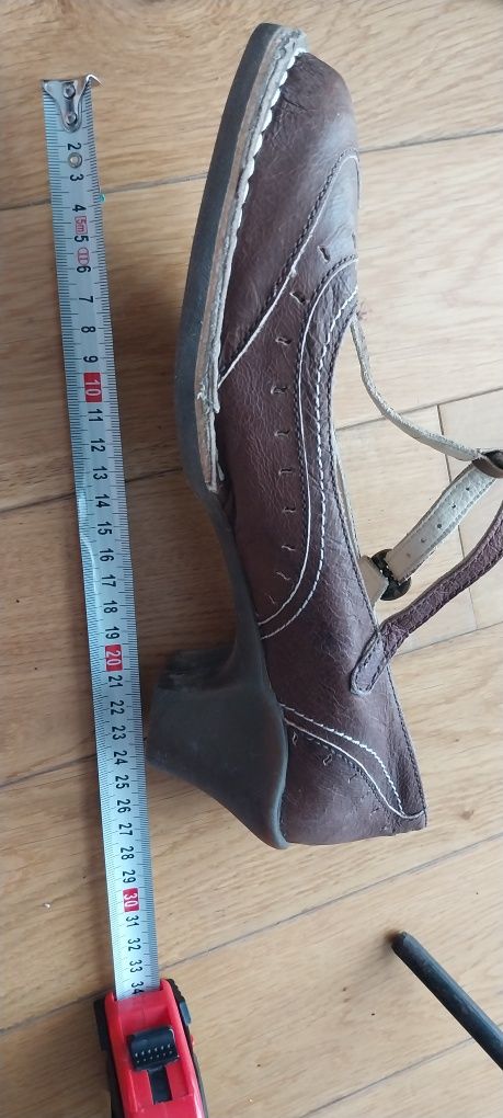 Buty do gry w golfa, vintage el naturalista