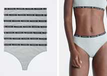 Набір трусів 7шт Calvin Klein XS S комплект стрінги Tommy подарунок