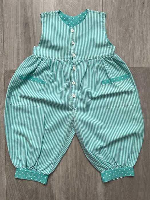 Kombinezon zielony turkus 86 dla dziewczynki