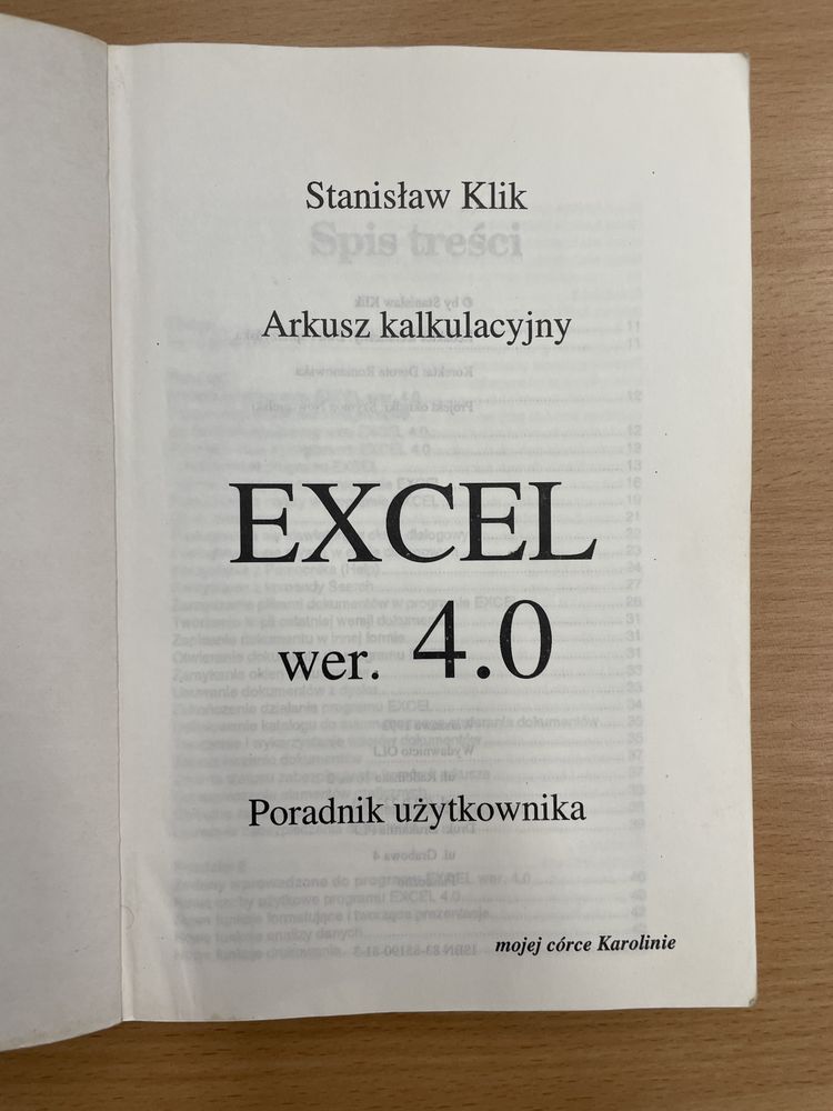 Excel cztery zero Stanisław Klik