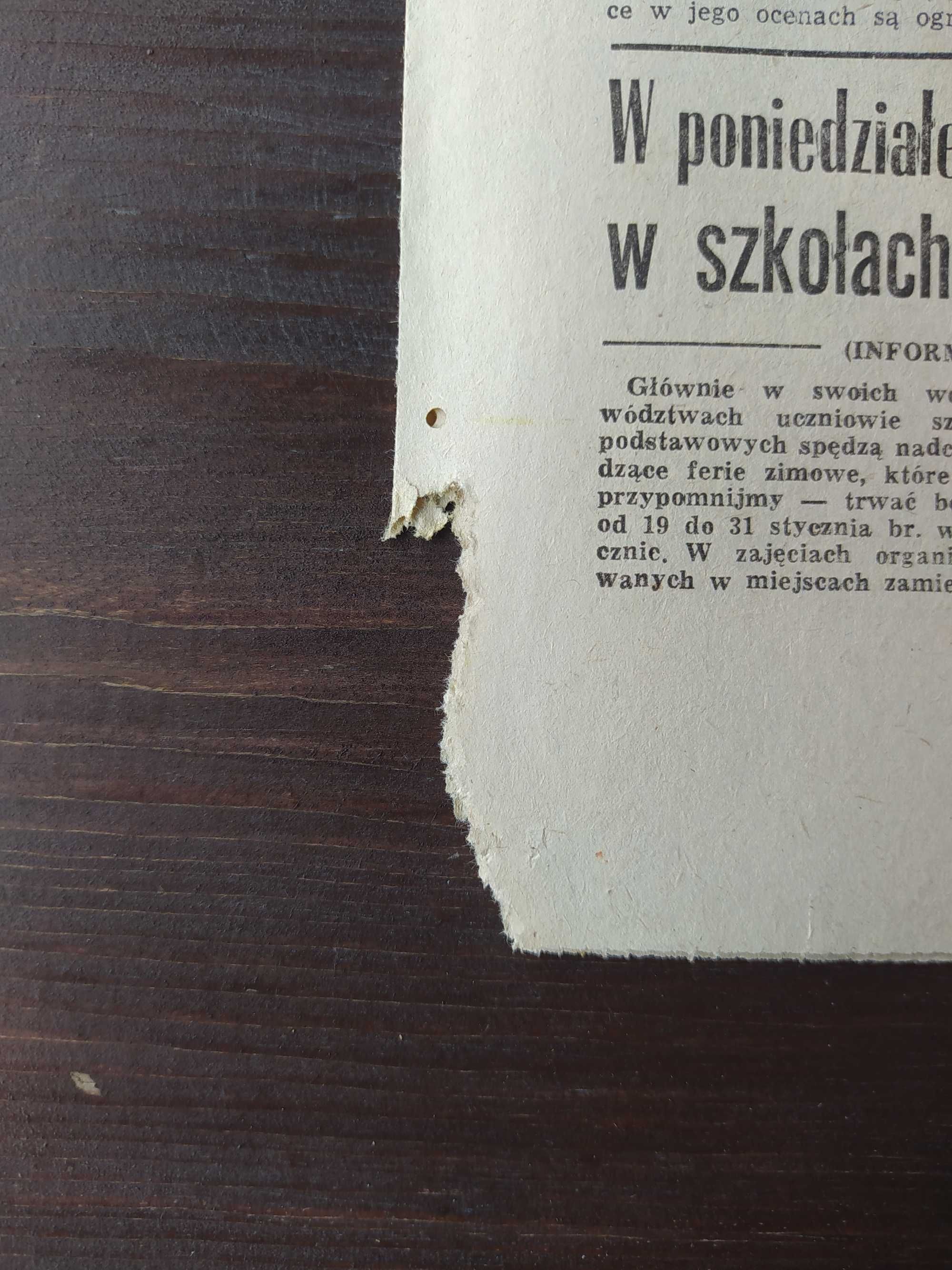 Gazeta TRYBUNA LUDU Nr 12 (11330), 15 I 1981r. PRL