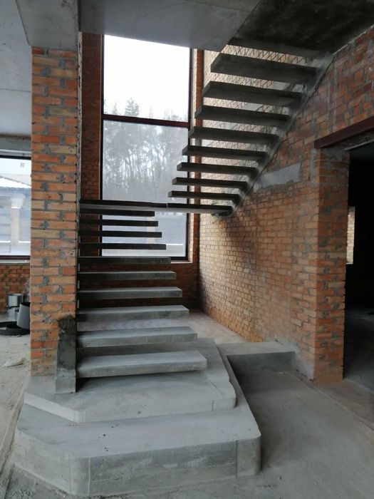 Бетонні сходи / Бетонные ЛЕСТНИЦЫ КИЕВ и ОБЛАСТЬ Изготовление под ключ