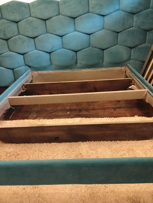 cama casal com estrado e colchão