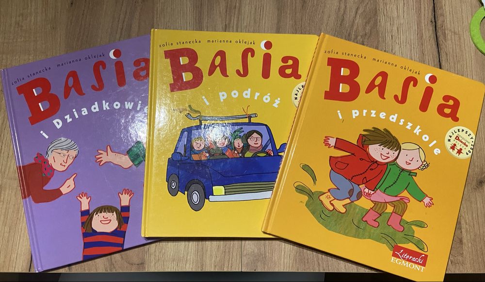 Ksiazki dla dzieci z seri przygody Basi