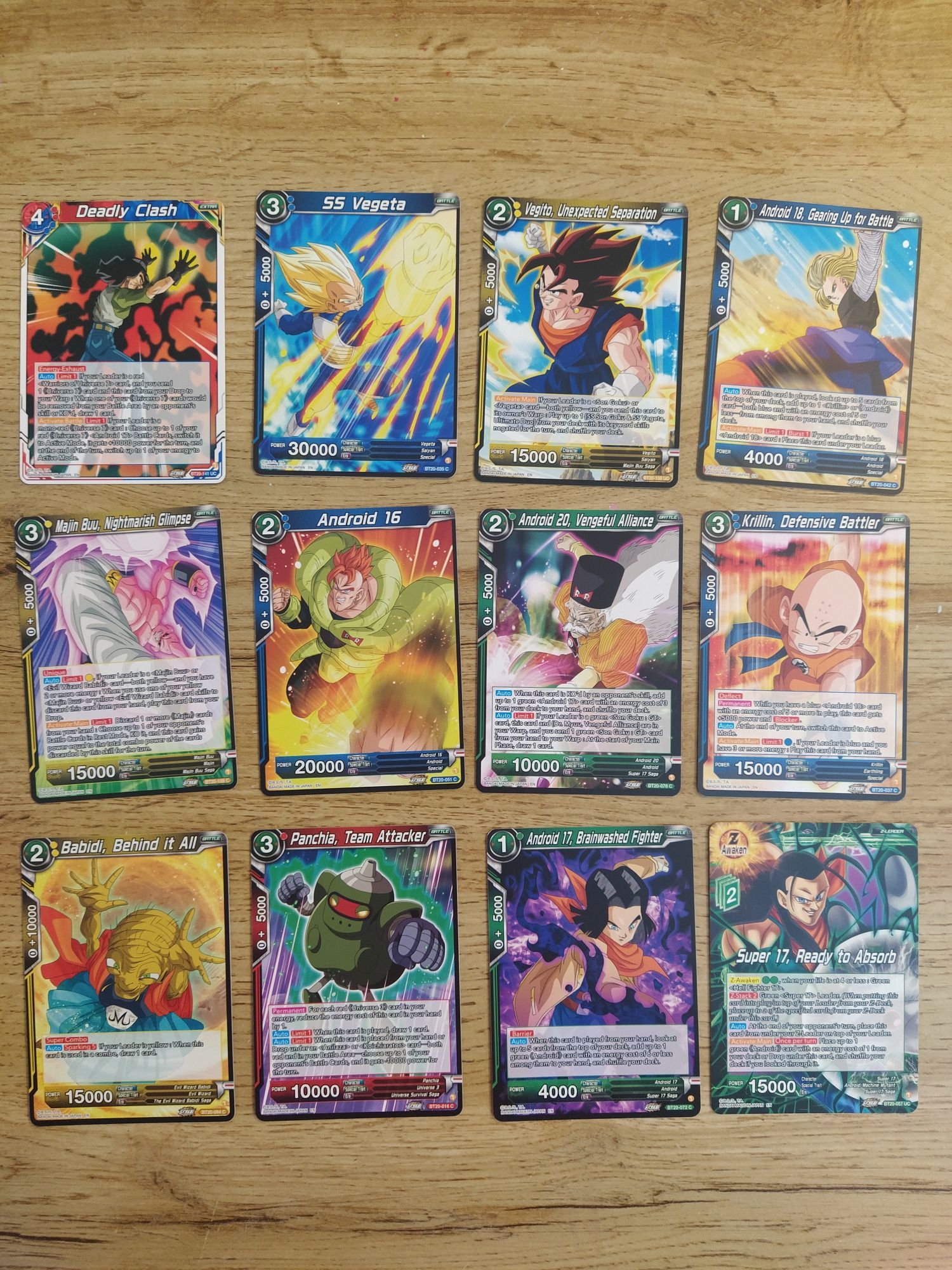 4 - cartas DragonBall
