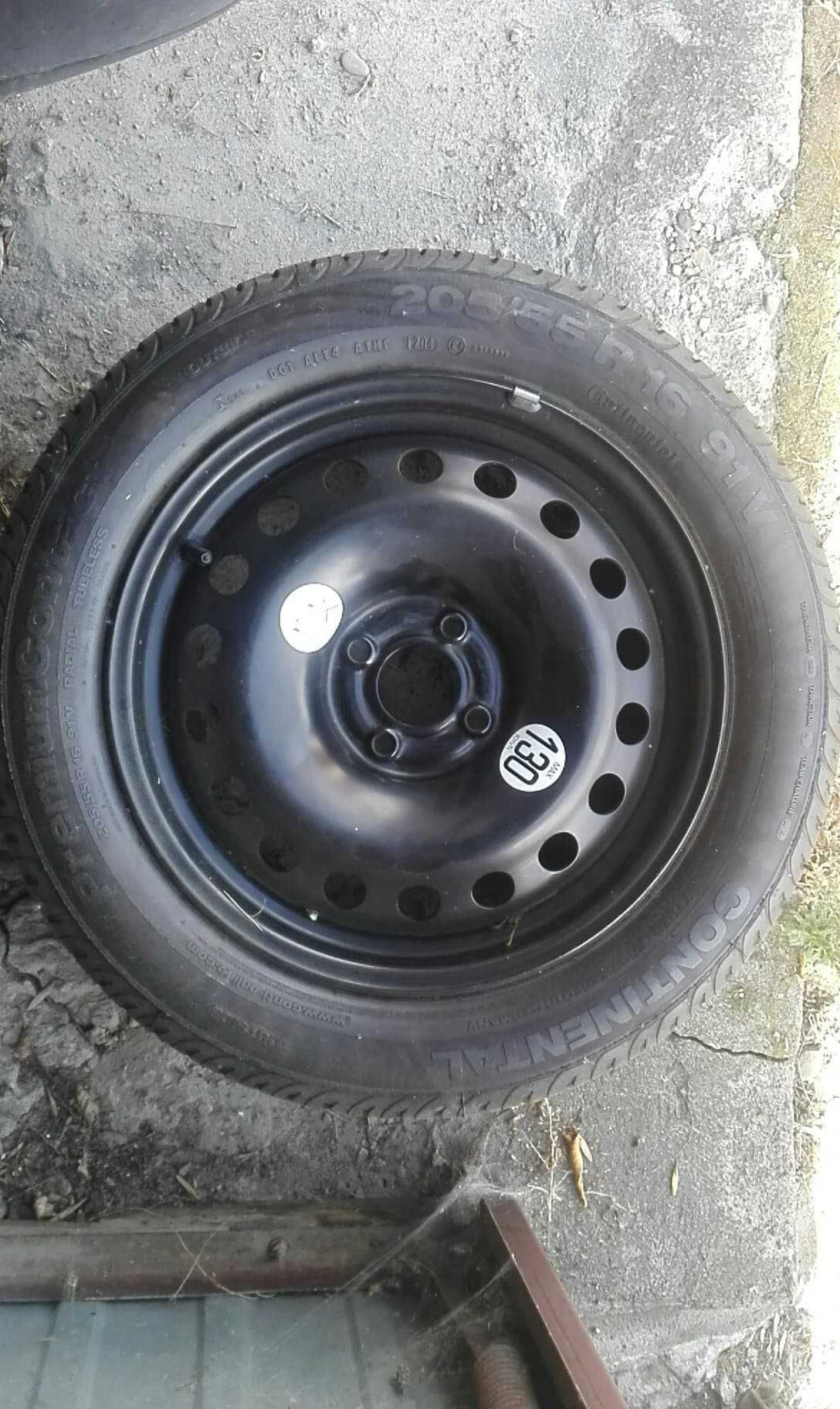 Koło Zapas Renault 16 4X100 205/55R16 Clio Captur