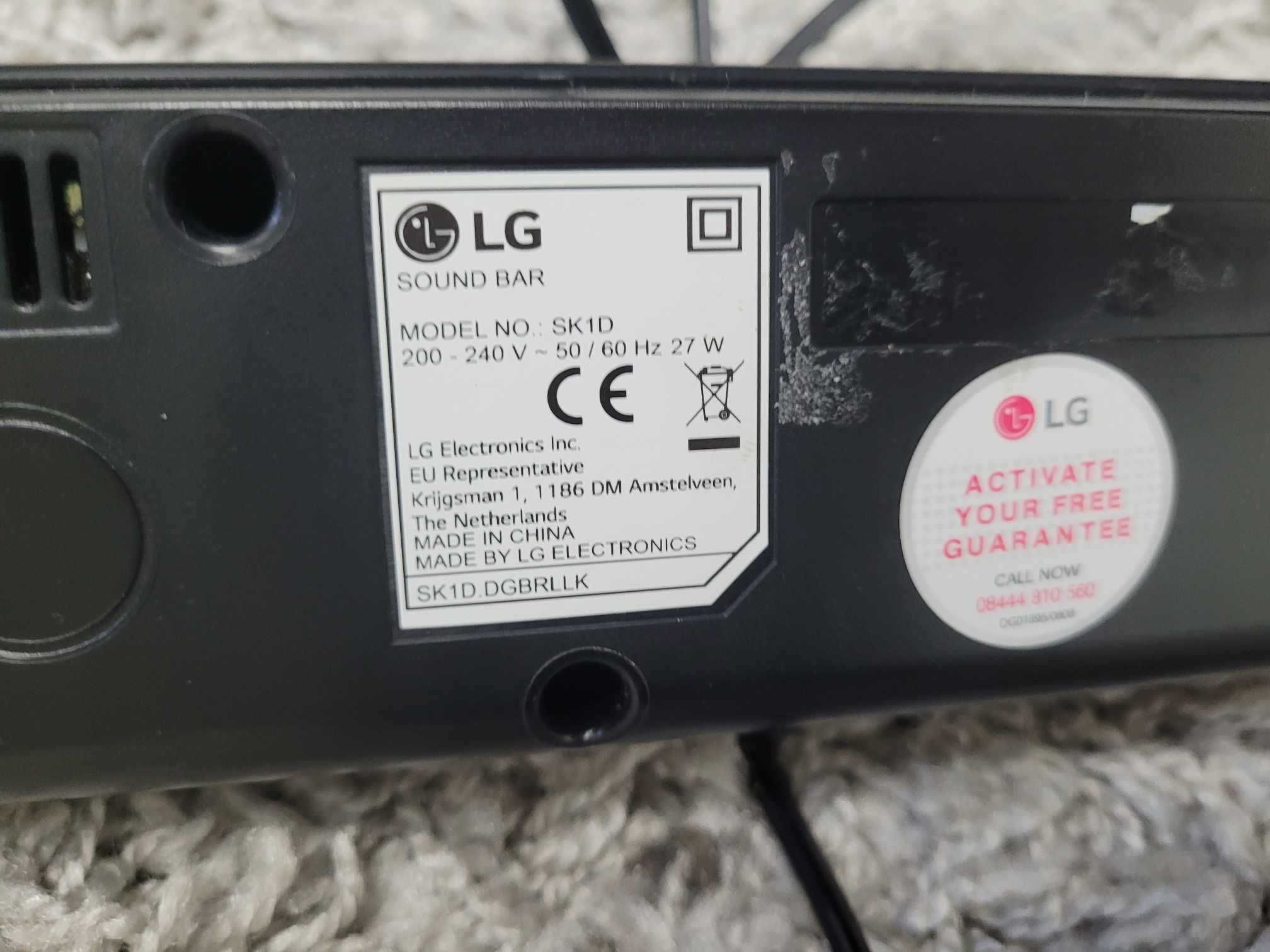 Soundbar LG SK1D 2.0 100W Bluetooth - używany