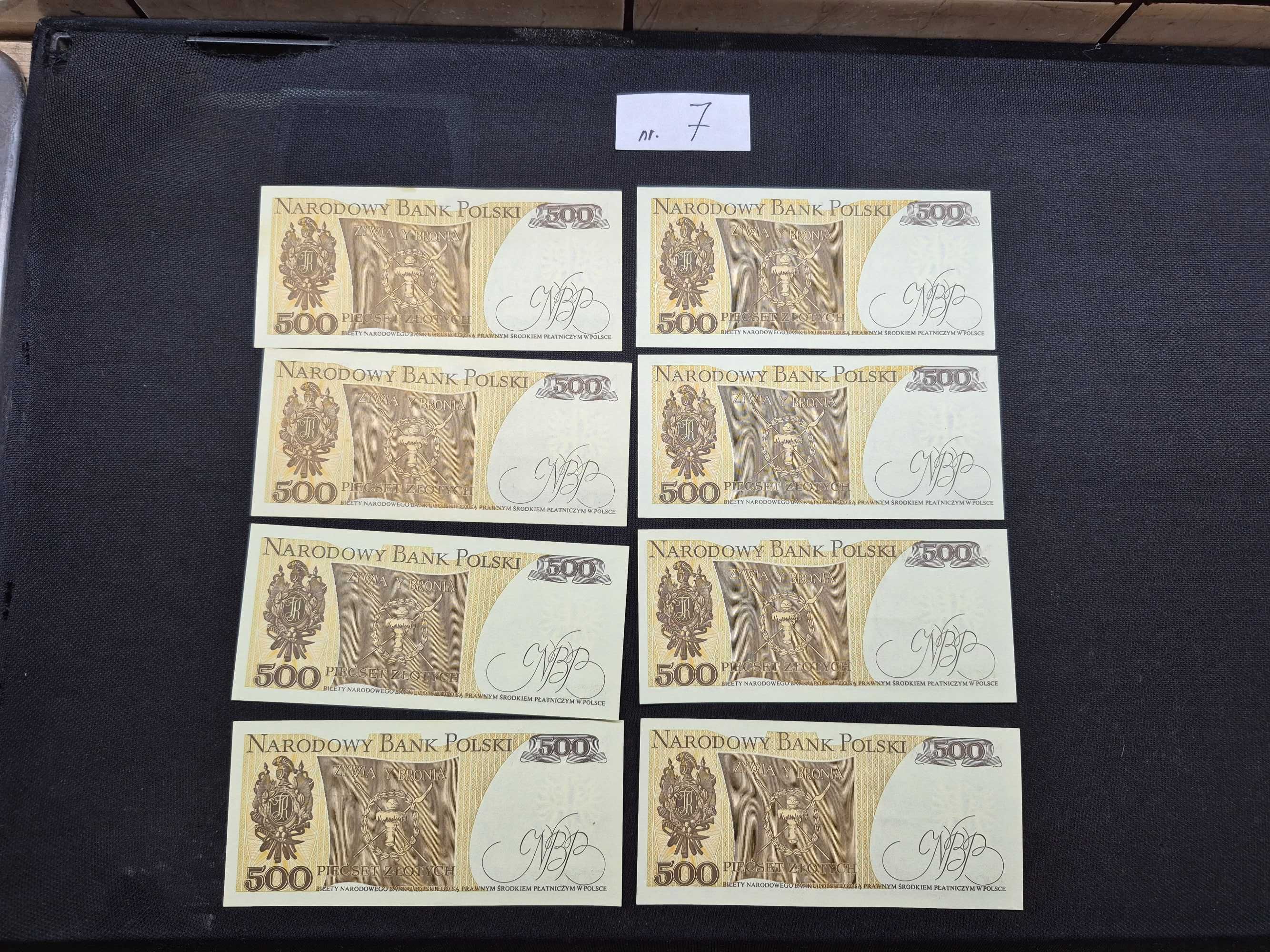 Pamiątki z PRL-u starocie banknoty 1982 rok zestawy