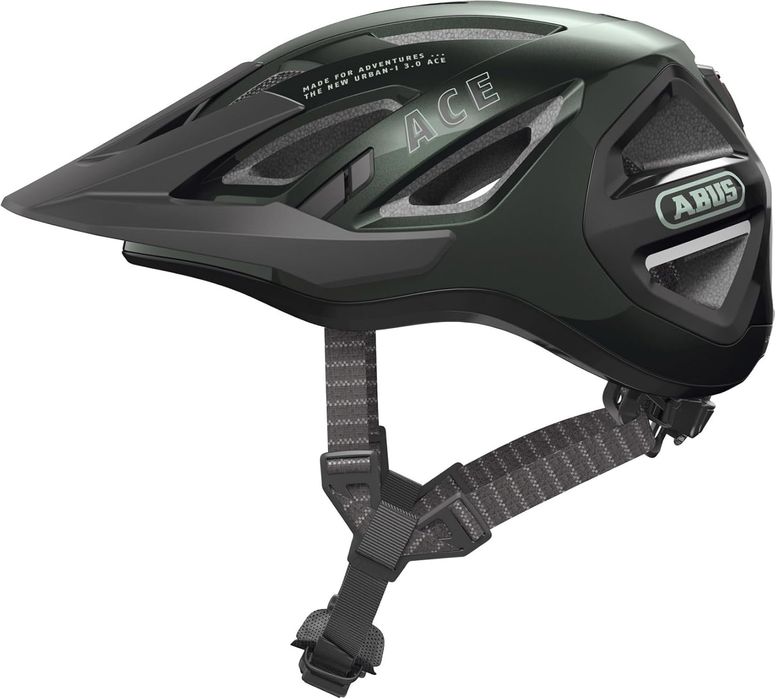 Kask rowerowy Abus Urban-I 3.0 ACE zielony M 52-58 cm