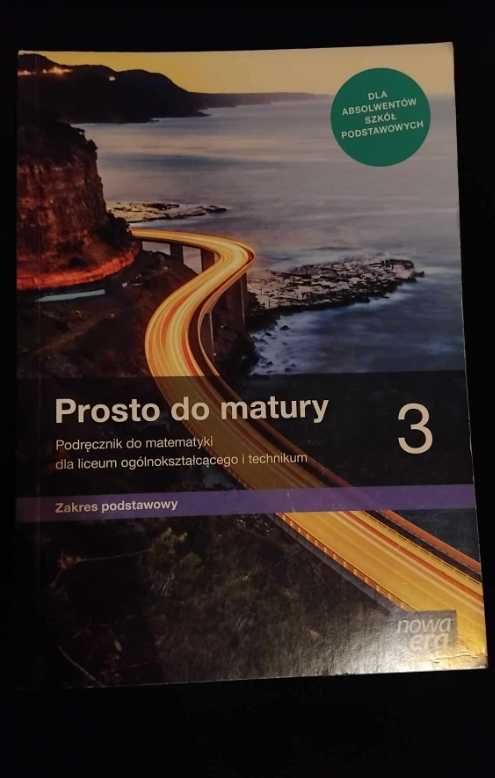 Podręcznik Matematyka "Prosto do Matury 3"