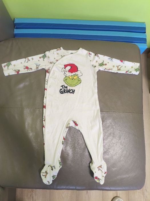 Pajacyk niemowlęcy Grinch