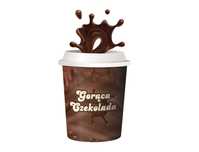 Kubki papierowe do gorącej czekolady HOT CHOCOLATE – 250ml – 100 szt.