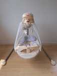 Huśtawka fisher price bujak bujaczek leżaczek cradle swing kremowy