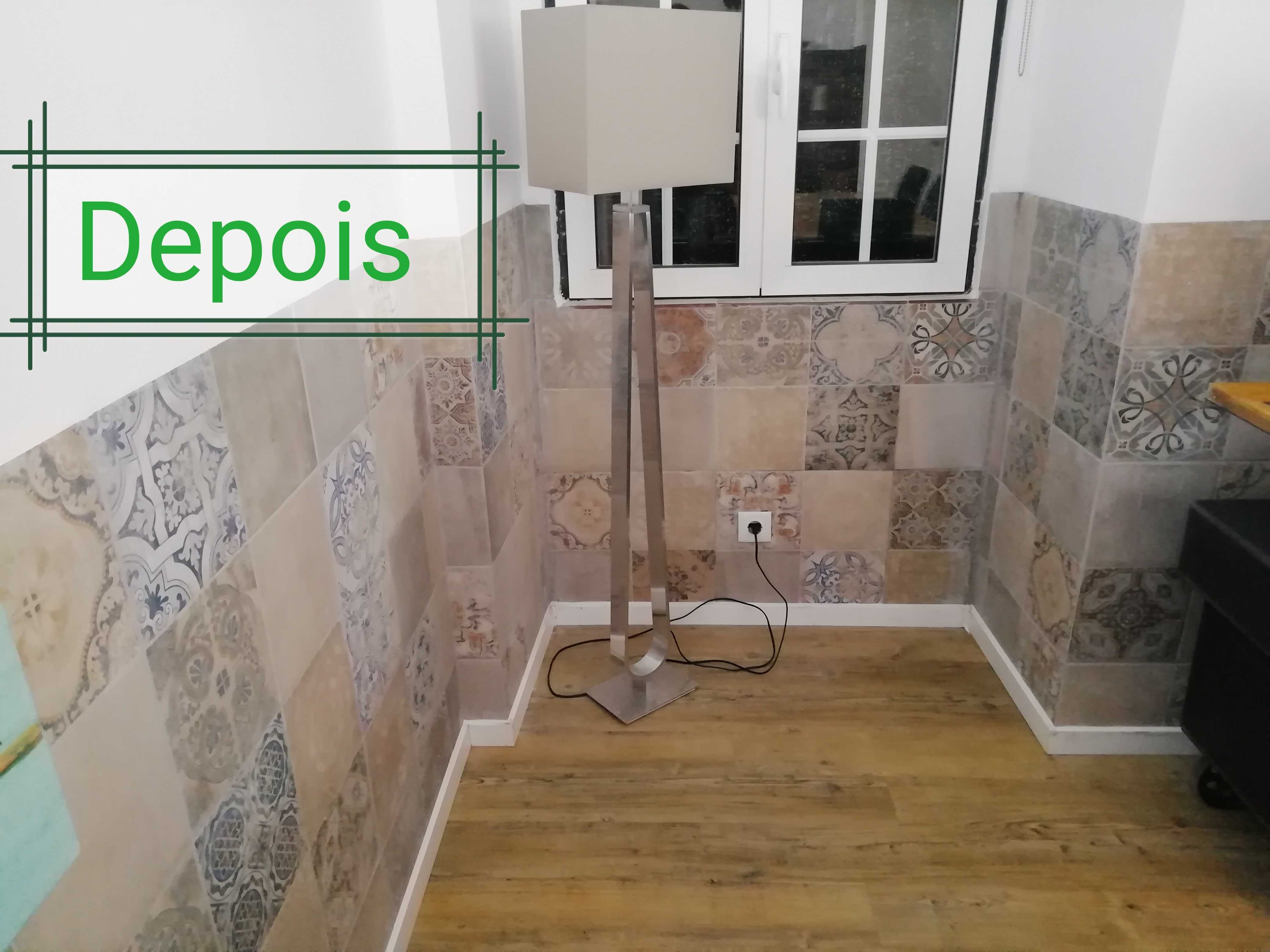 Remodelações, reparações, arranjos, instalações e modificações.