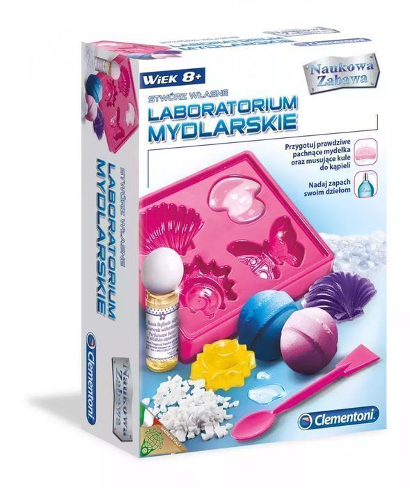 Naukowa zabawa. Laboratorium mydlarskie. Clementoni