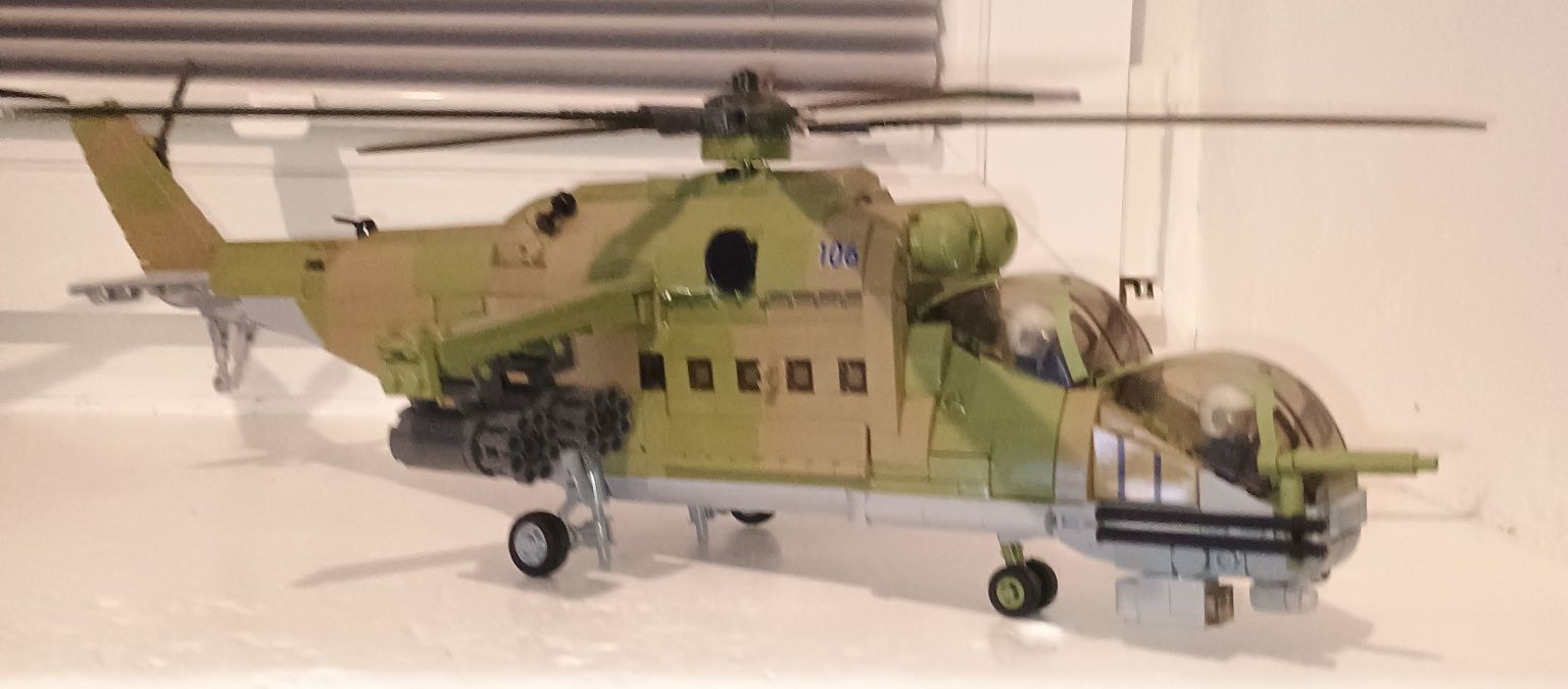 Klocki kompatybilne z lego śmigłowiec Mi-24