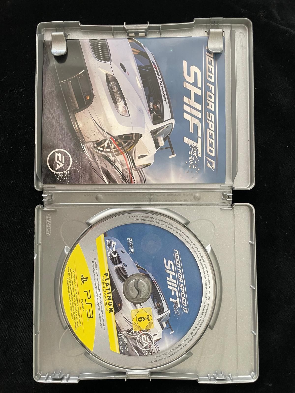 Need For Speed Shift PL na PS3 po polsku w BDB stanie Komplet 3xPL