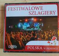 Płyty CD - zestaw 3 płyt. Festiwalowe szlagiery. Polska w piosence.