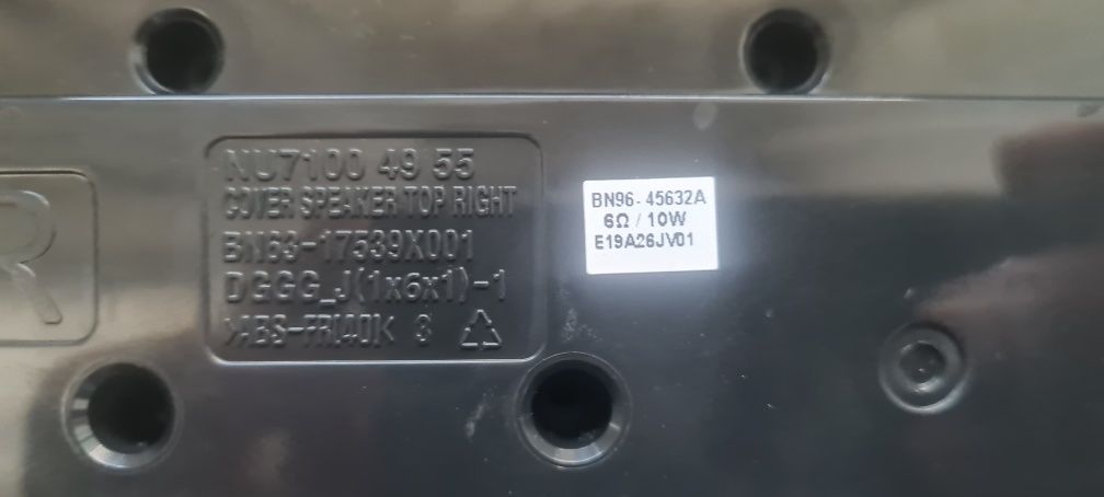 Głośniki do Telewizora Samsung model UE75RU7172U