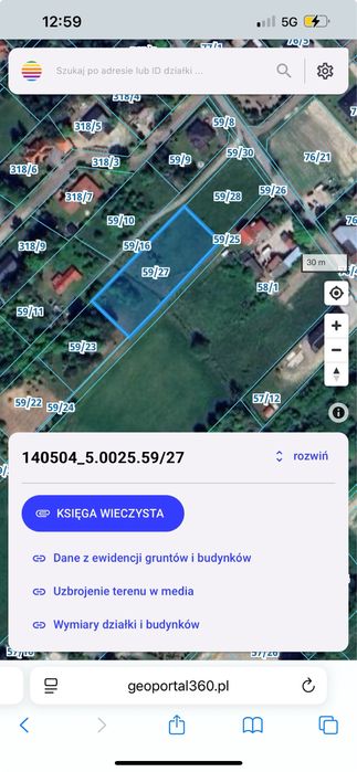 Dzialka budowlana 2720m