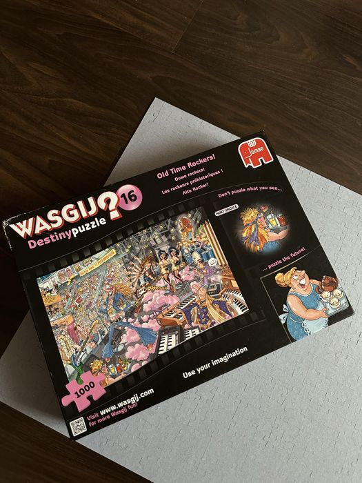 Пазли Wasgij destiny puzzle 16 solution Old Time Rockers 1000
